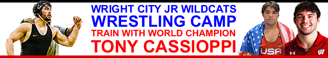 Wright City Jr Wildcats Wrestling Camp - Out-of-state wrestlers welcome – train with D1 coach Tony Cassioppi