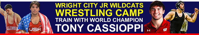 Wright City Jr Wildcats Wrestling Camp - Train with World Champion Tony Cassioppi